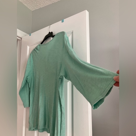 Chaps Women’s Tshirt size 3X. 100% Cotton, Mint Green Color 3/4 Sleeves. - Picture 15 of 16